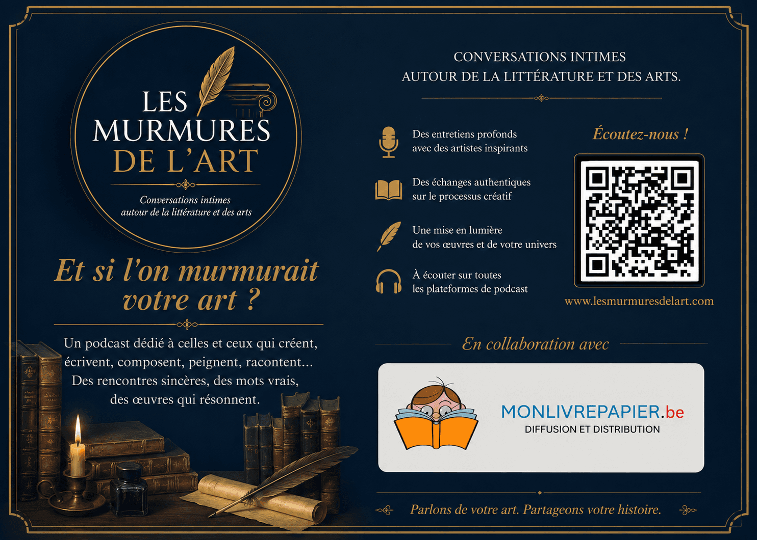 Flyer — Et si l'on murmurait votre art ?